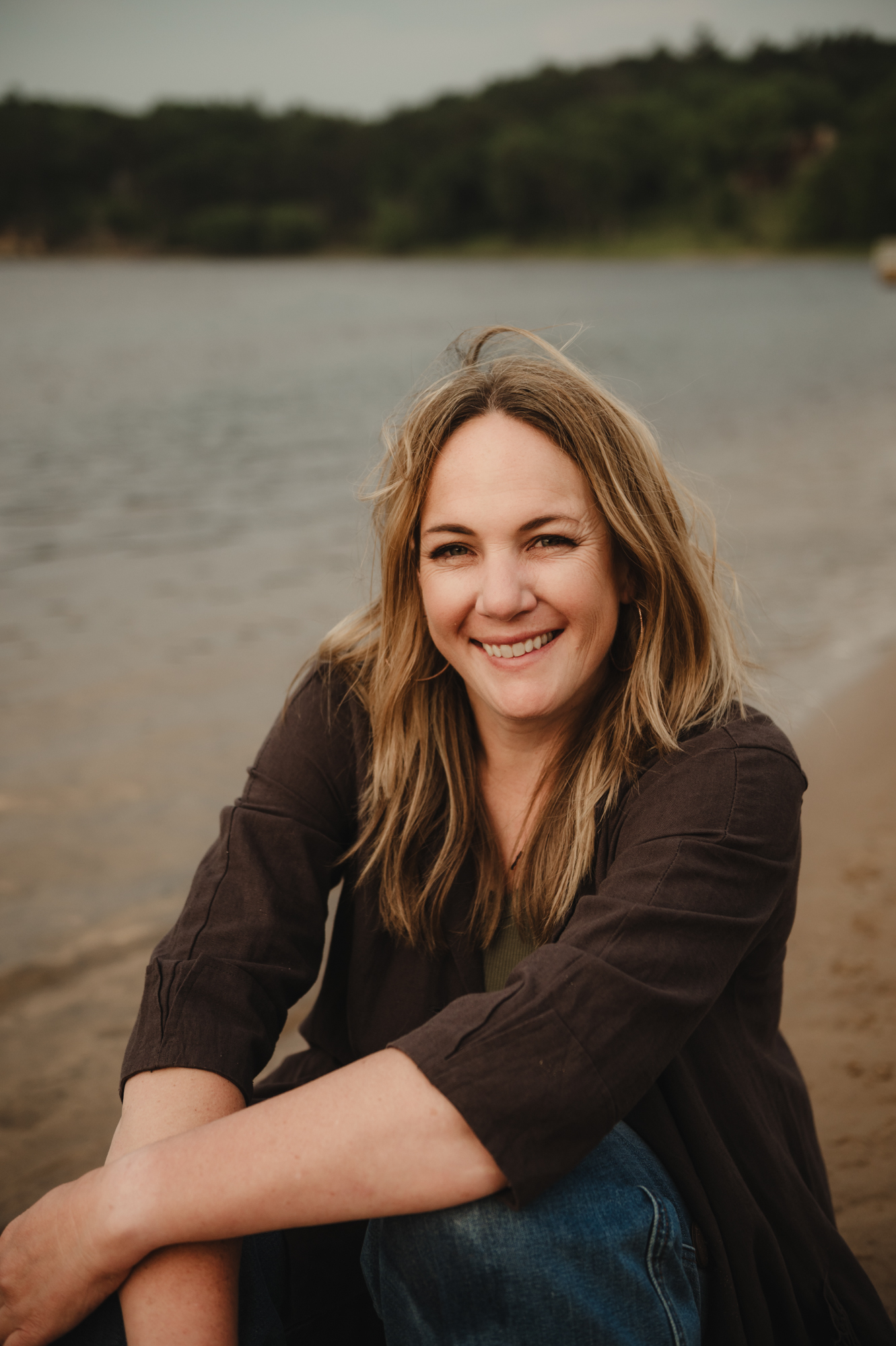 Steph Shanks portrait by the water
