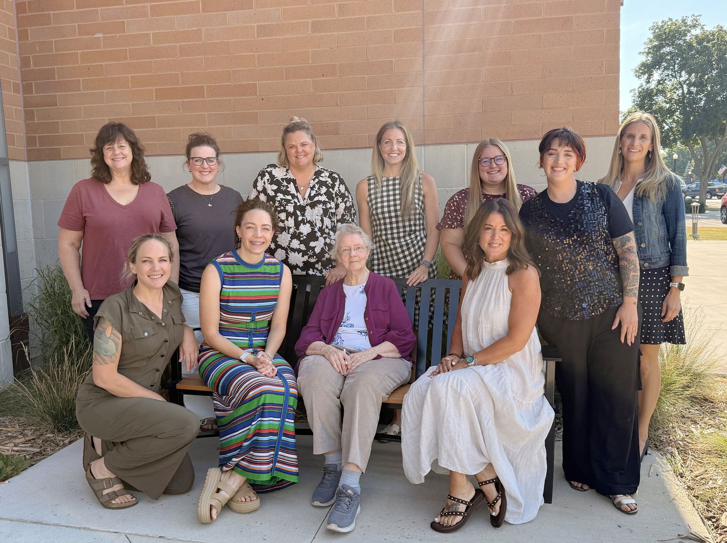 A gathering of women of every age, together